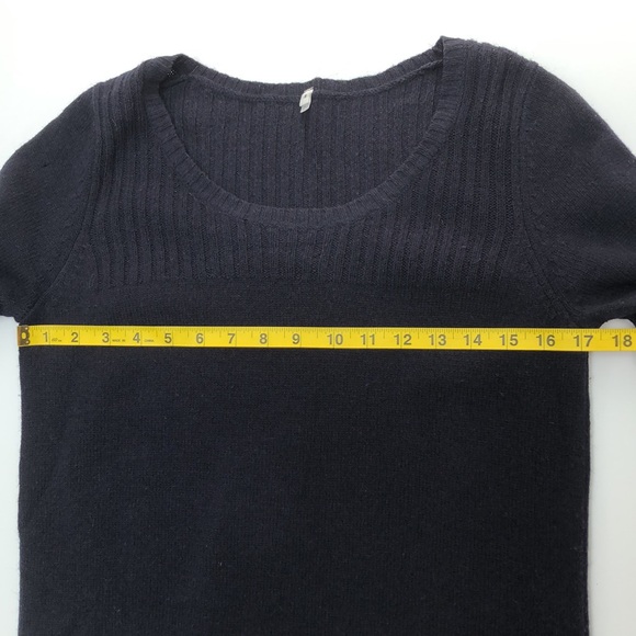 Muji - Wool and Alpaca dress - navy - S - Picture 7 of 8